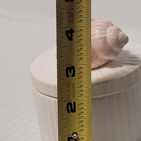 Vintage Fitz & Floyd Sea Shell Shiny Trinket Box - Picture 10 of 10
